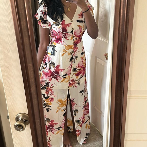 Floral maxi dress - Picture 1 of 3